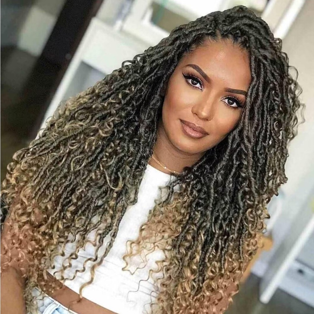 Natural Ombre Curly Hair Extensions
